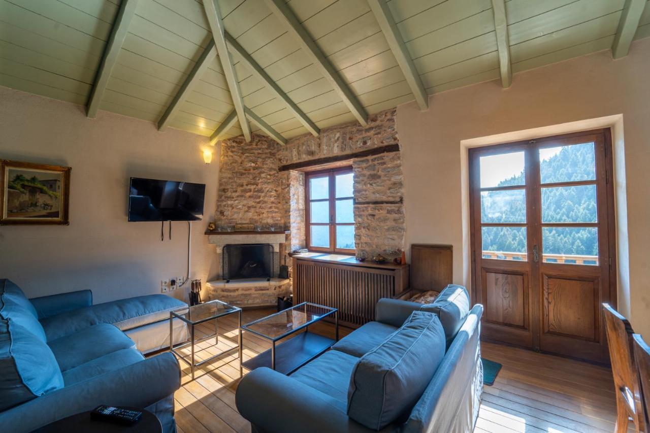 Maisonette Korfes-Κορφές-Μ Δύο Αυτόνομοι Όρoφοι Της Βίλας Κορφές Για Οικογένειες Και Μικρές Παρέες Karpenísion Eksteriør bilde